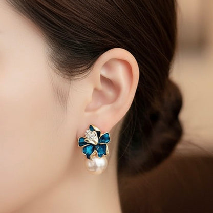Sapphire Petal Drops
