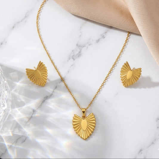 Radiant Heart Gold Set