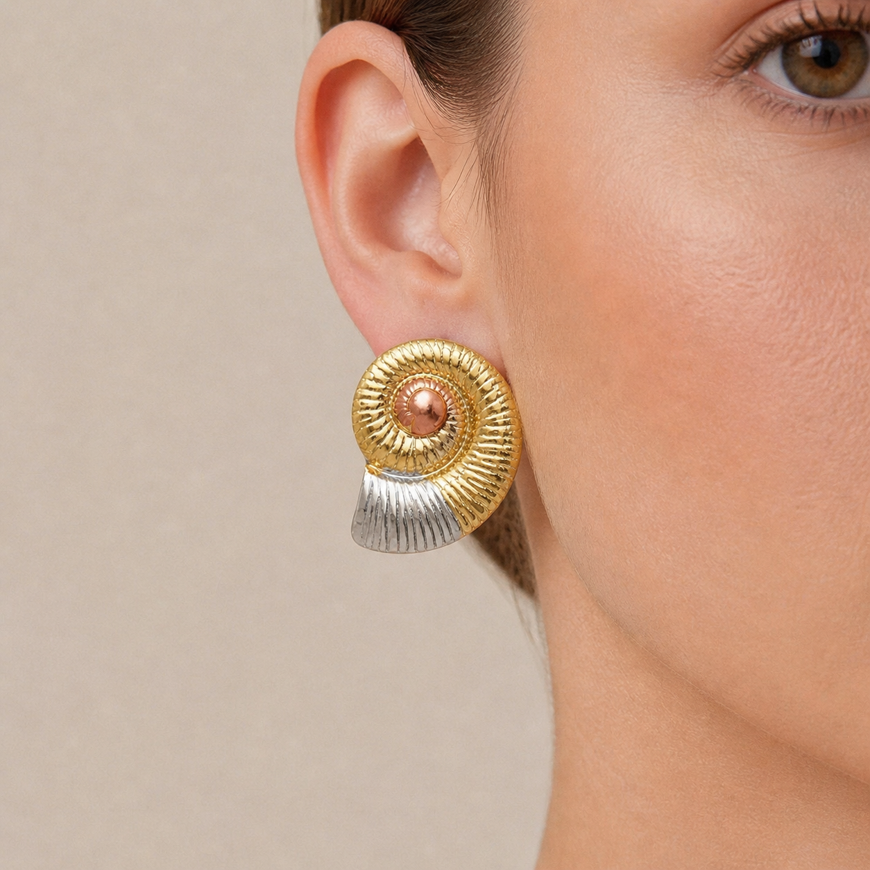 Luxe Shell Studs