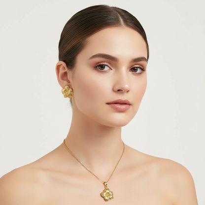 Golden Hibiscus Bloom Set