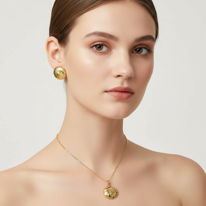 Radiant Swirl Gold Set