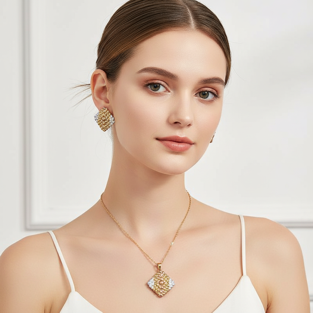 Aurora Weave Gold Set