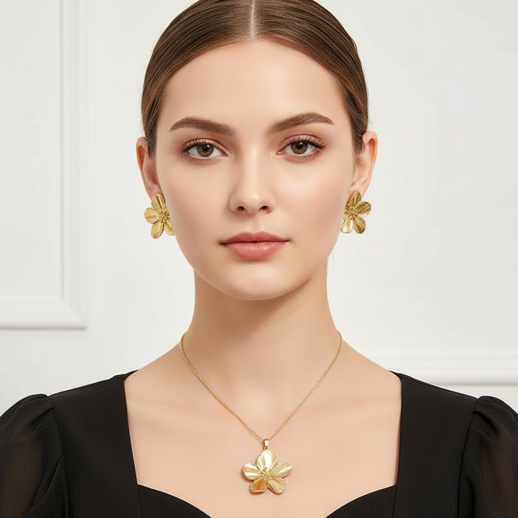 Aurora Bloom Gold Set