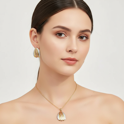 Trinity Shell Gold Set